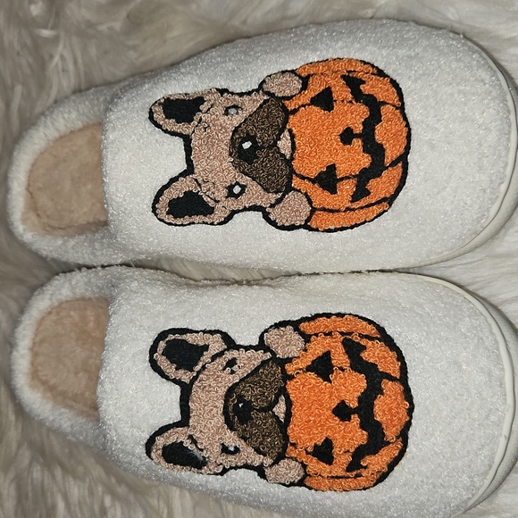🎃🎃Frenchie Halloween Slippers🎃🎃 - Picture 2 of 9